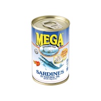 *SARDINES IN NATURAL OIL 155G MEGA